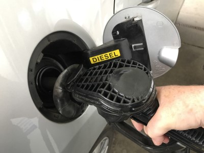 Filling up on diesel