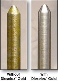 Steel rods used in National Association of Corrosion Engineers (NACE) test to determine effectiveness of corrosion inhibitors.