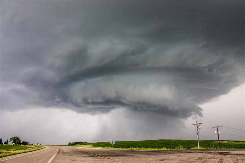 tornado over field